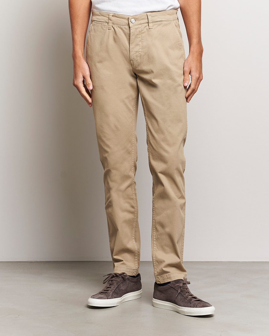 Men | Trousers | NN07 | Marco Slim Fit Stretch Chinos Khaki
