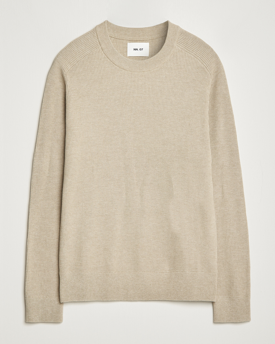 Men | Sweaters & Knitwear | NN07 | Kevin Cotton Knitted Sweater Khaki