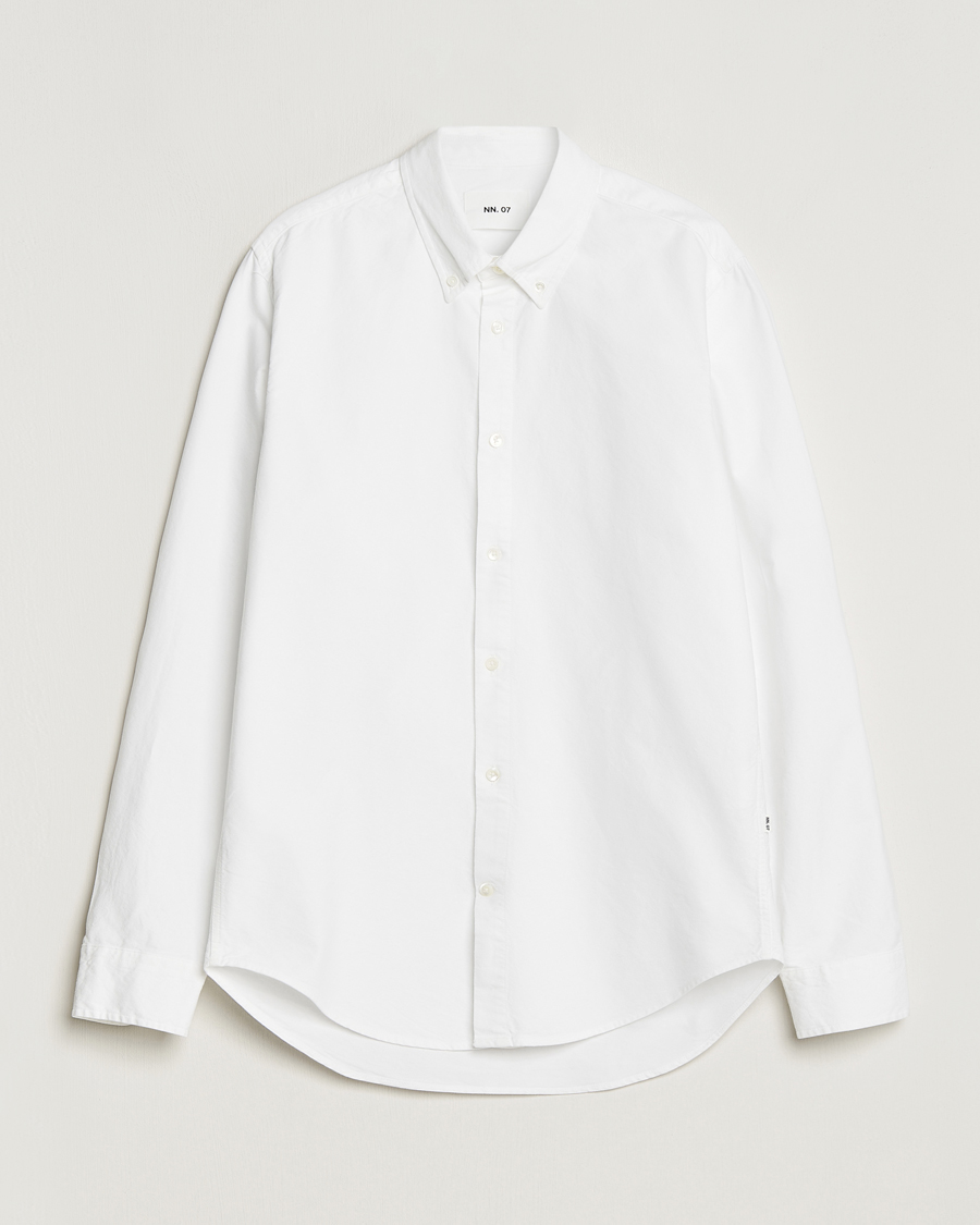 Men | Shirts | NN07 | Arne Button Down Oxford Shirt White