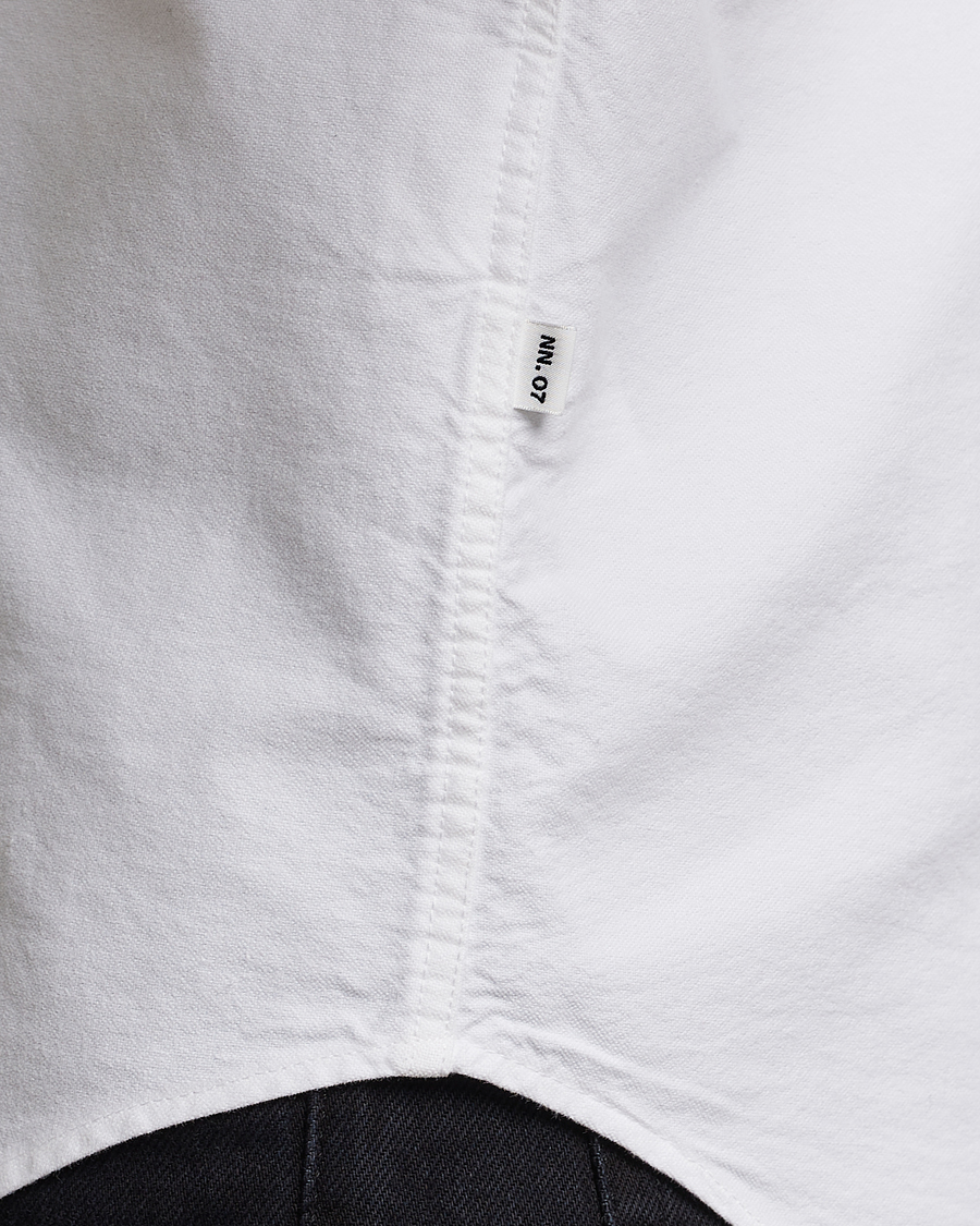 Men | Shirts | NN07 | Arne Button Down Oxford Shirt White