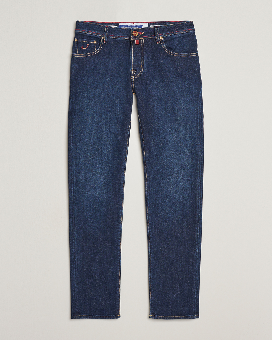 Men | Jeans | Jacob Cohën | Nick Venice Slim Fit Stretch Jeans Dark Blue