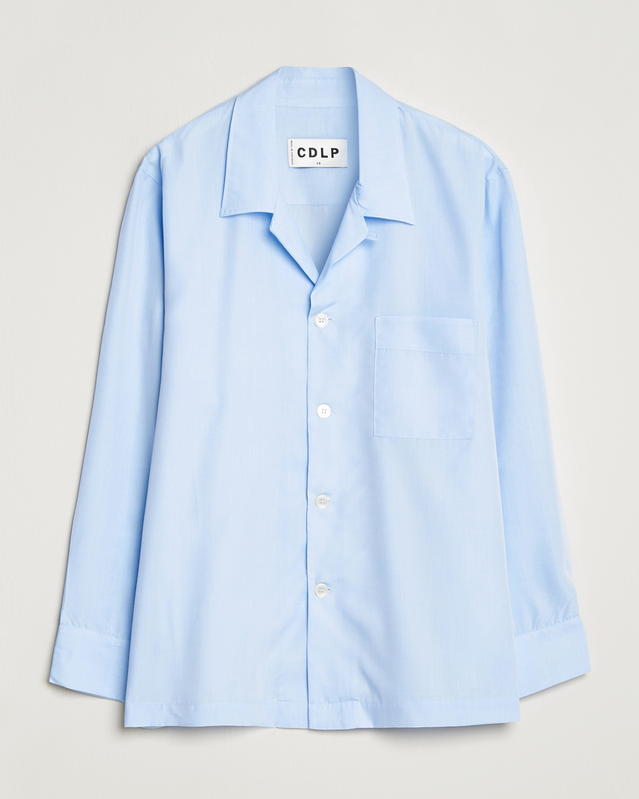 Men | Pyjamas & Robes | CDLP | Long Sleeve Pyjama Shirt Sky Blue