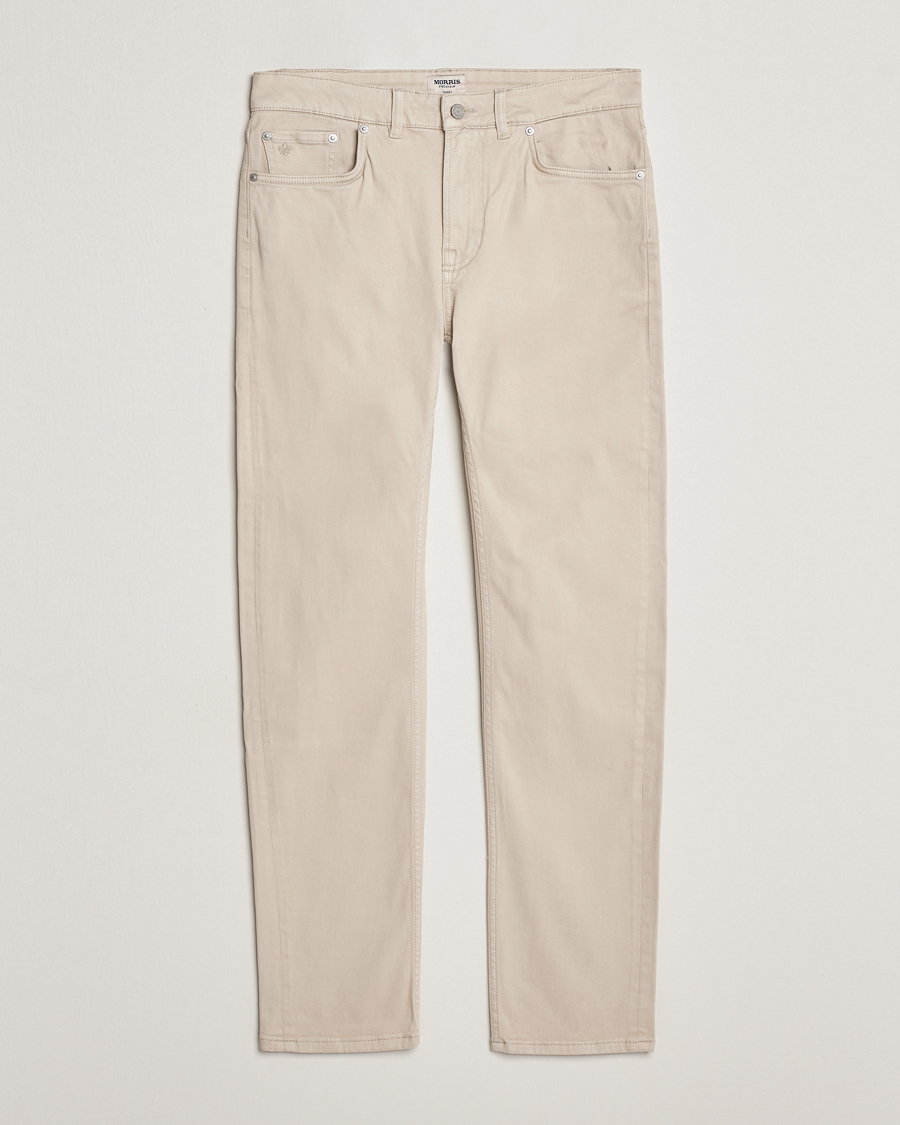 Men | Trousers | Morris | James Brushed 5-Pocket Pant Khaki