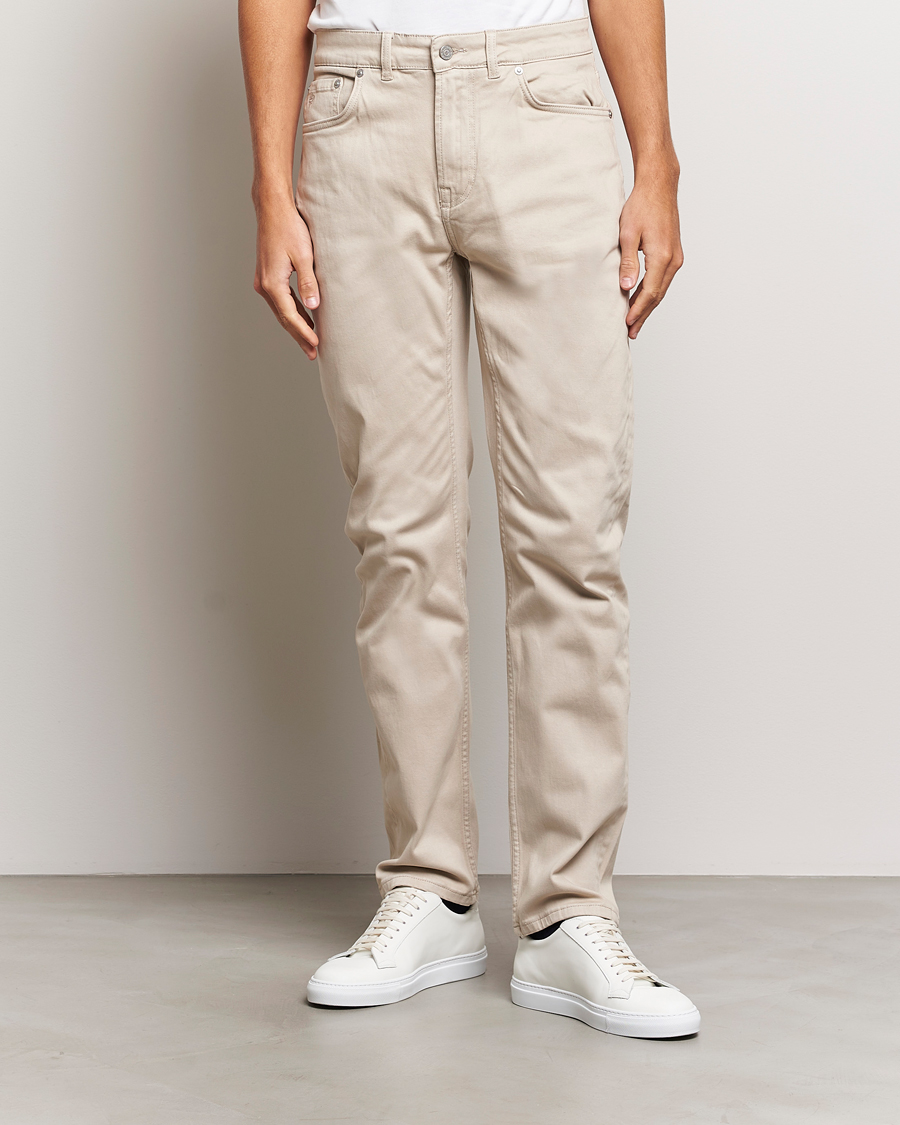 Men | Trousers | Morris | James Brushed 5-Pocket Pant Khaki