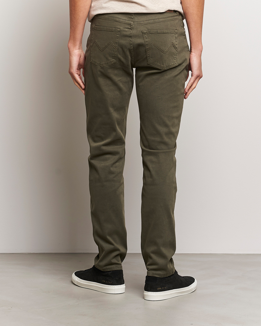Men | Trousers | Morris | James Brushed 5-Pocket Pant Olive