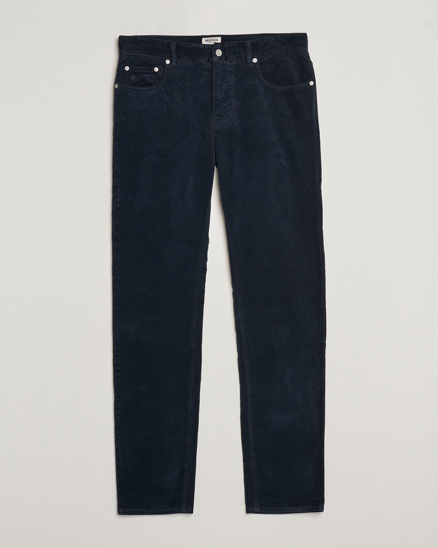 Men | Trousers | Morris | James Corduroy 5-Pocket Pant Navy