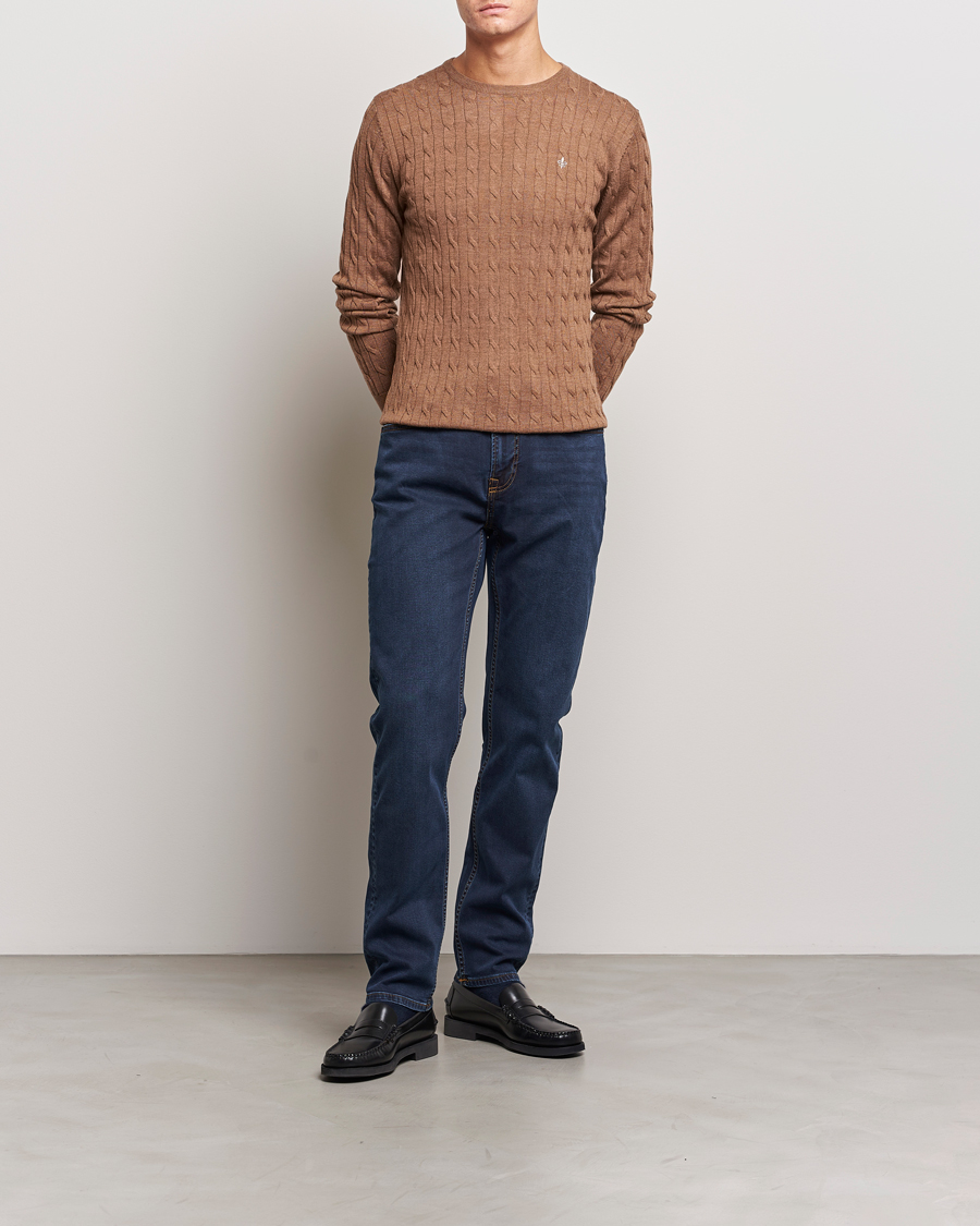 Men | Trousers | Morris | James Satin Jeans One Year Wash