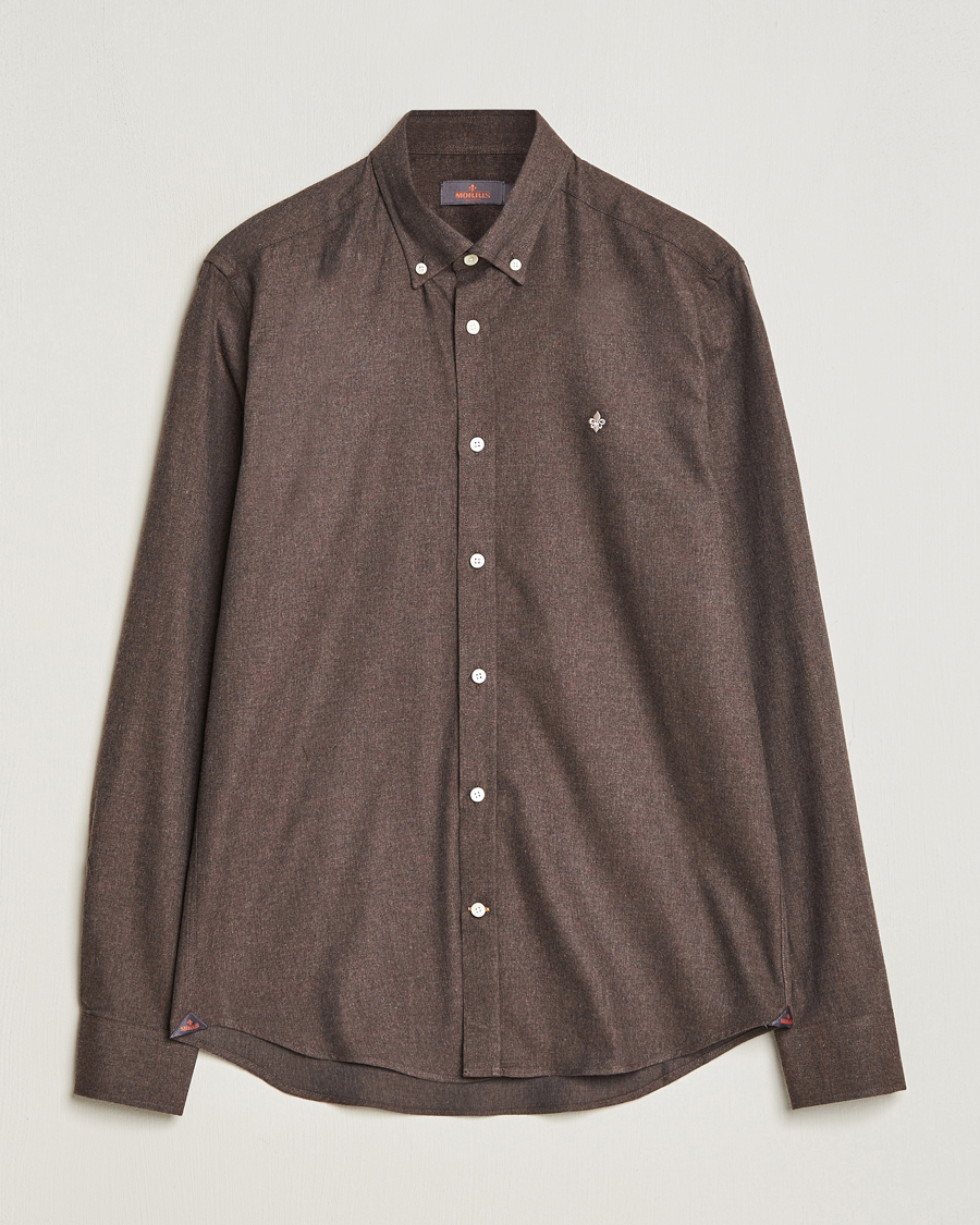 Men | Shirts | Morris | Watts Flanell Shirt Brown