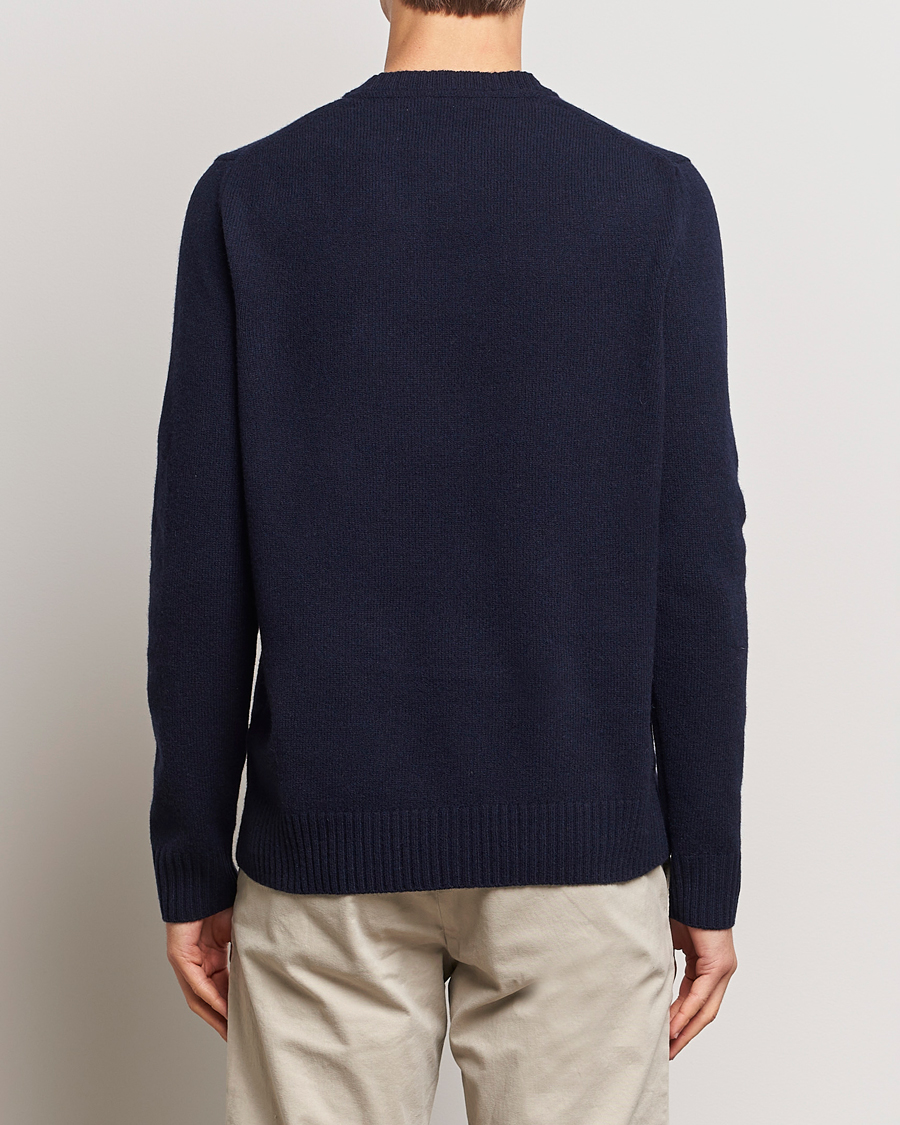 Men | Sweaters & Knitwear | Morris | Newton Crew Neck Navy