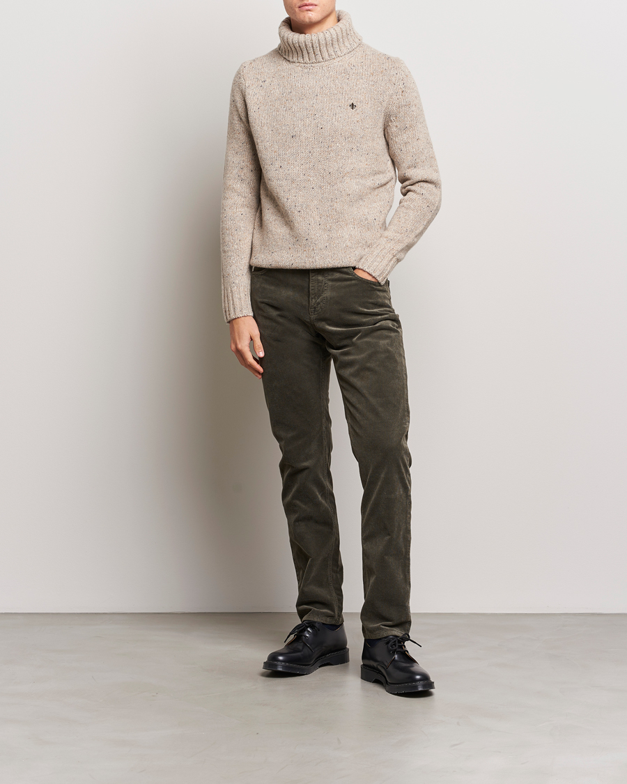 Men | Sweaters & Knitwear | Morris | Graham Knitted Rollneck Off White