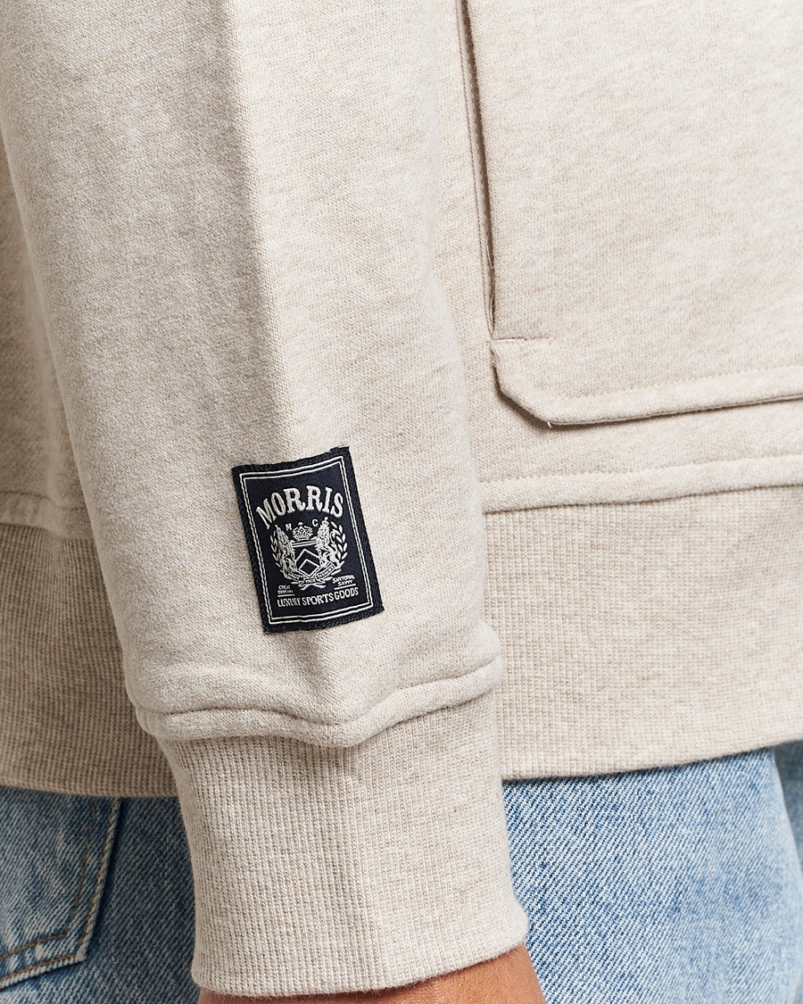 Men | Sweaters & Knitwear | Morris | Corwell Sweatshirt Cardigan Khaki