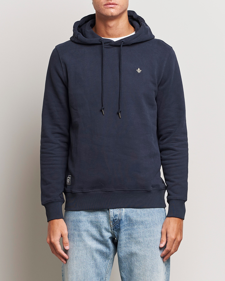Men | Sweaters & Knitwear | Morris | Brandon Lily Hoodie Old Blue