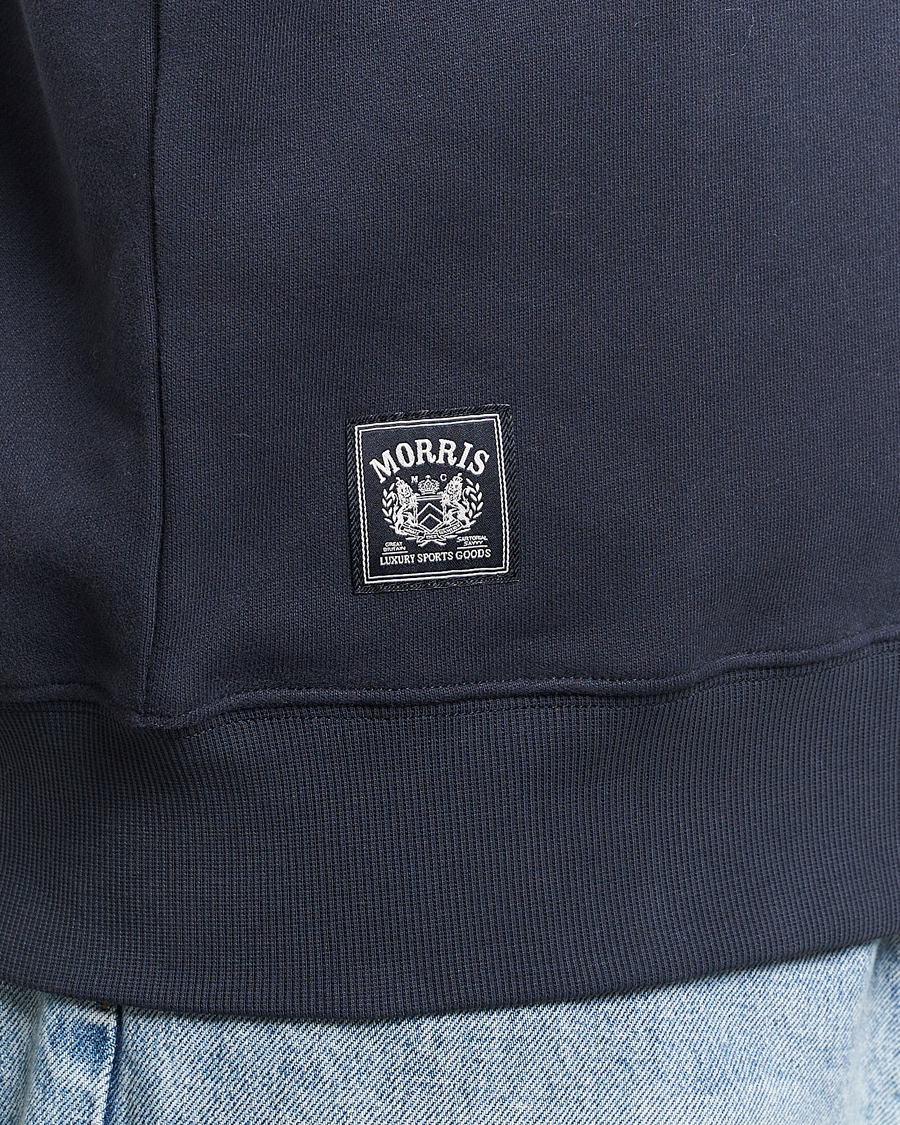 Men | Sweaters & Knitwear | Morris | Brandon Lily Hoodie Old Blue