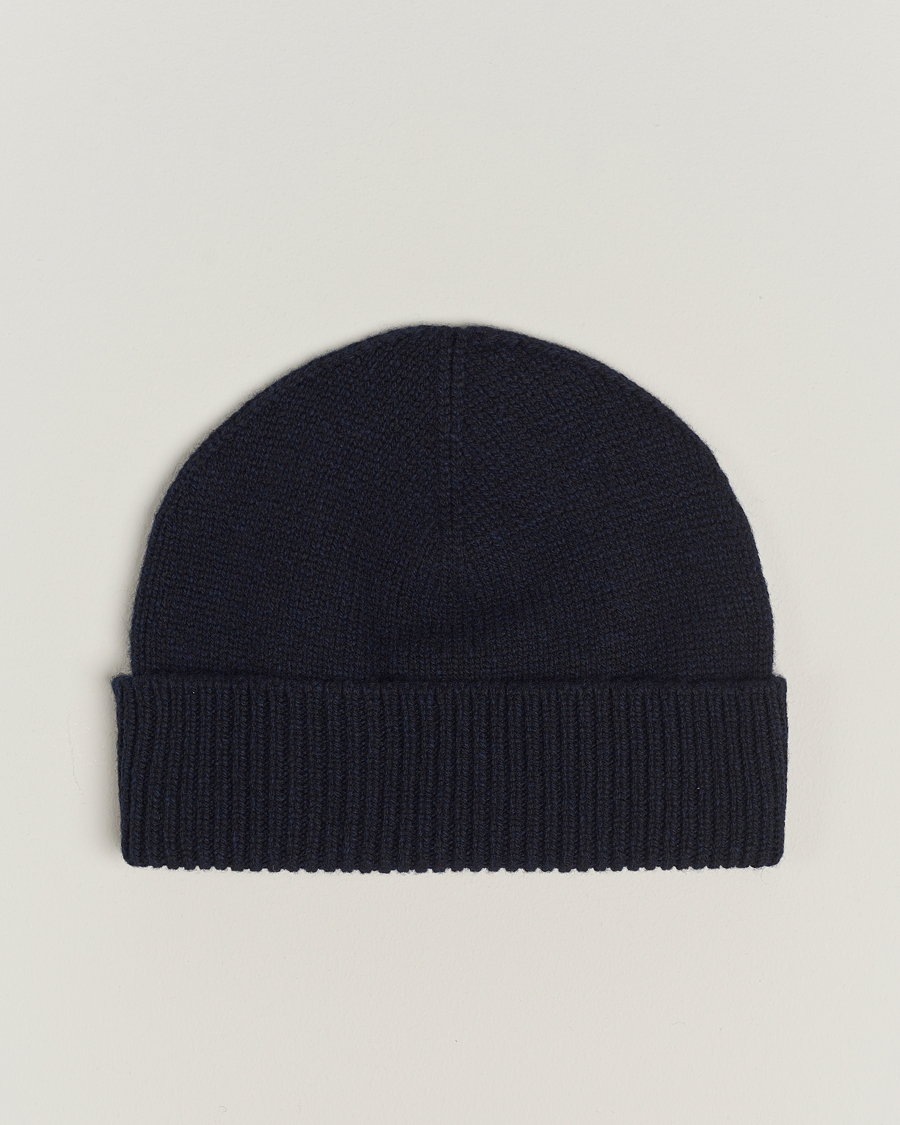 Men | Sunspel Lambswool Hat Dark Navy | Sunspel | Lambswool Hat Dark Navy