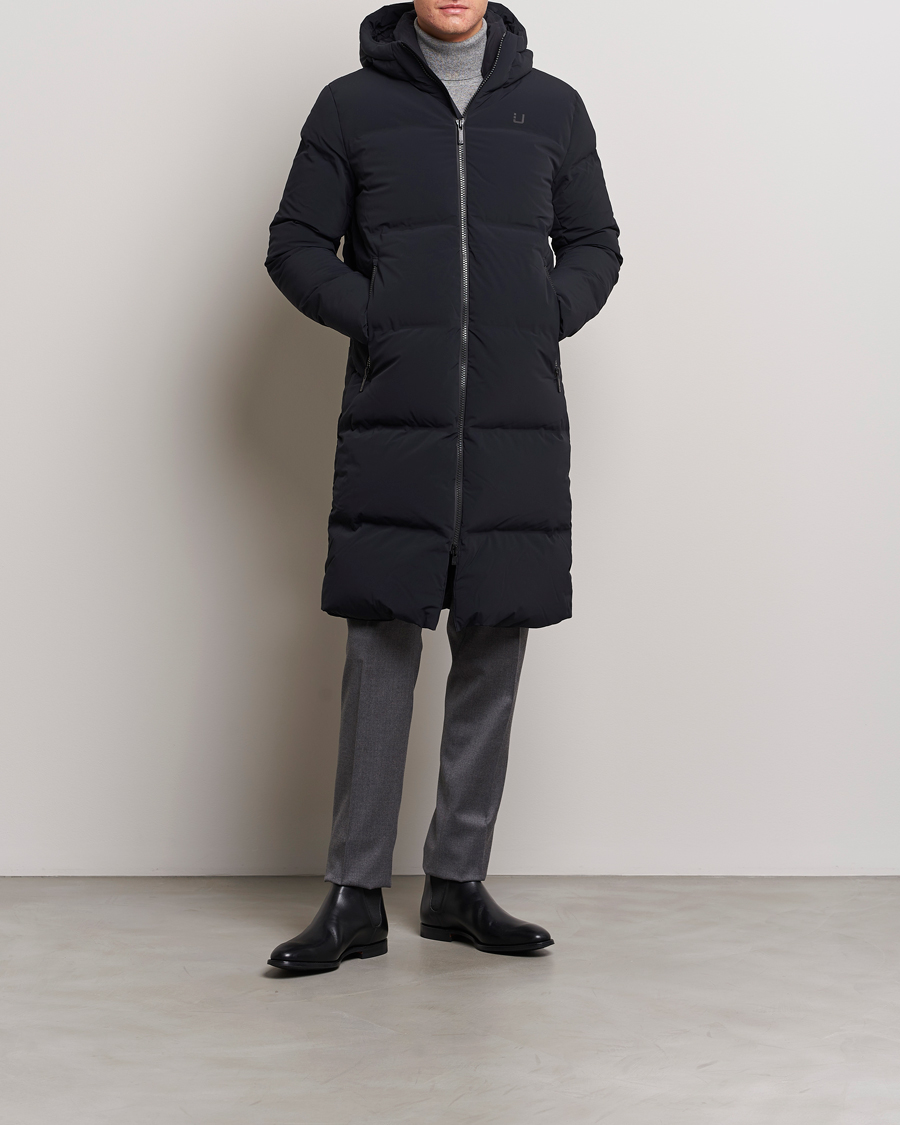 Men | Coats & Jackets | UBR | Tycoon Padded Long Coat Black