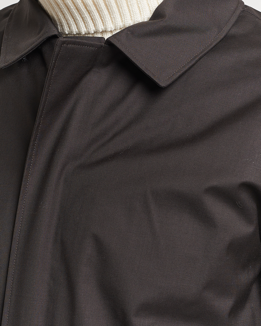Men | Coats & Jackets | UBR | Regulator Coat Savile Dark Brown Wool