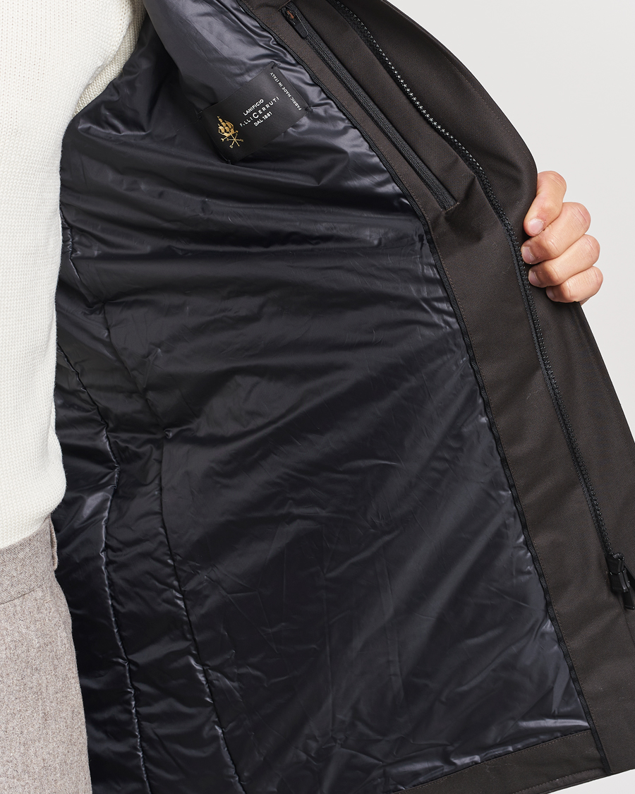 Men | Coats & Jackets | UBR | Regulator Coat Savile Dark Brown Wool