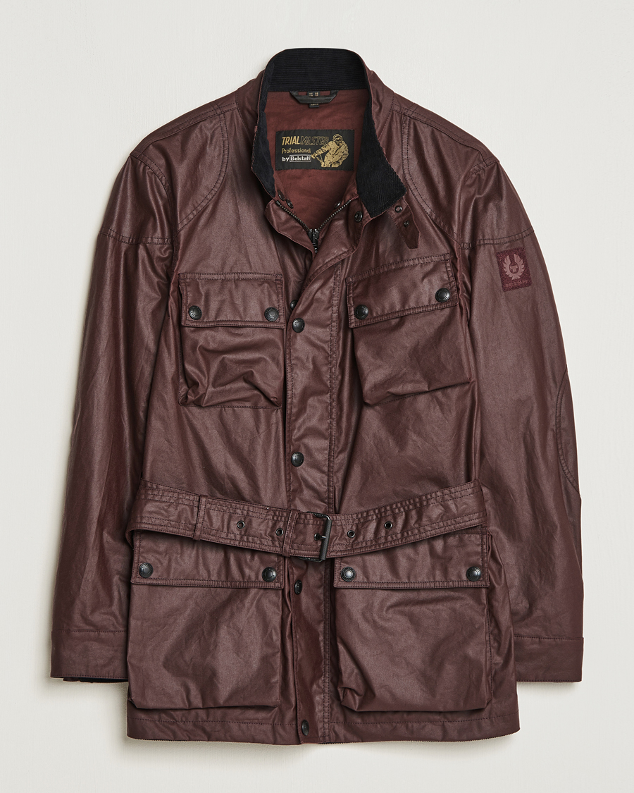 Men | Coats & Jackets | Belstaff | Trialmaster Waxed Mc Jacket Redwood
