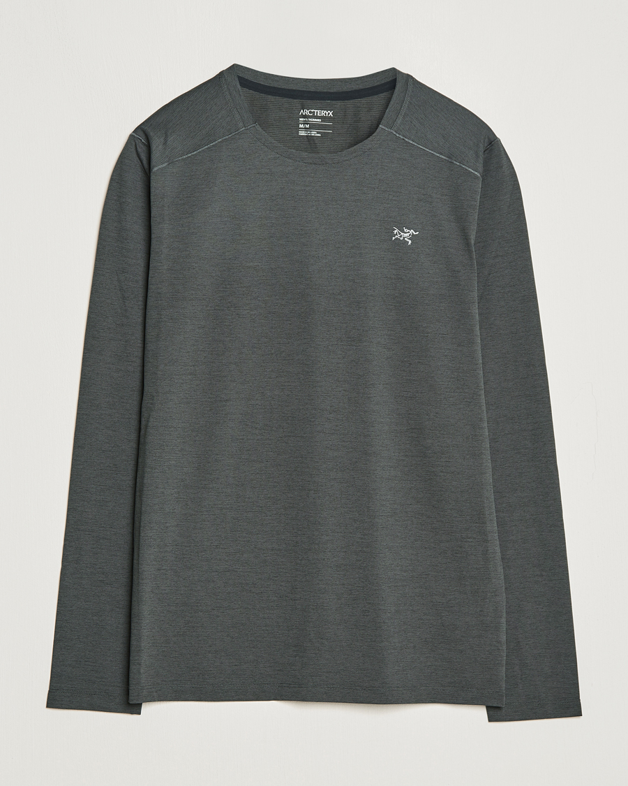 Men | T-Shirts | Arc'teryx | Cormac Long Sleeve T-Shirt Black Heather