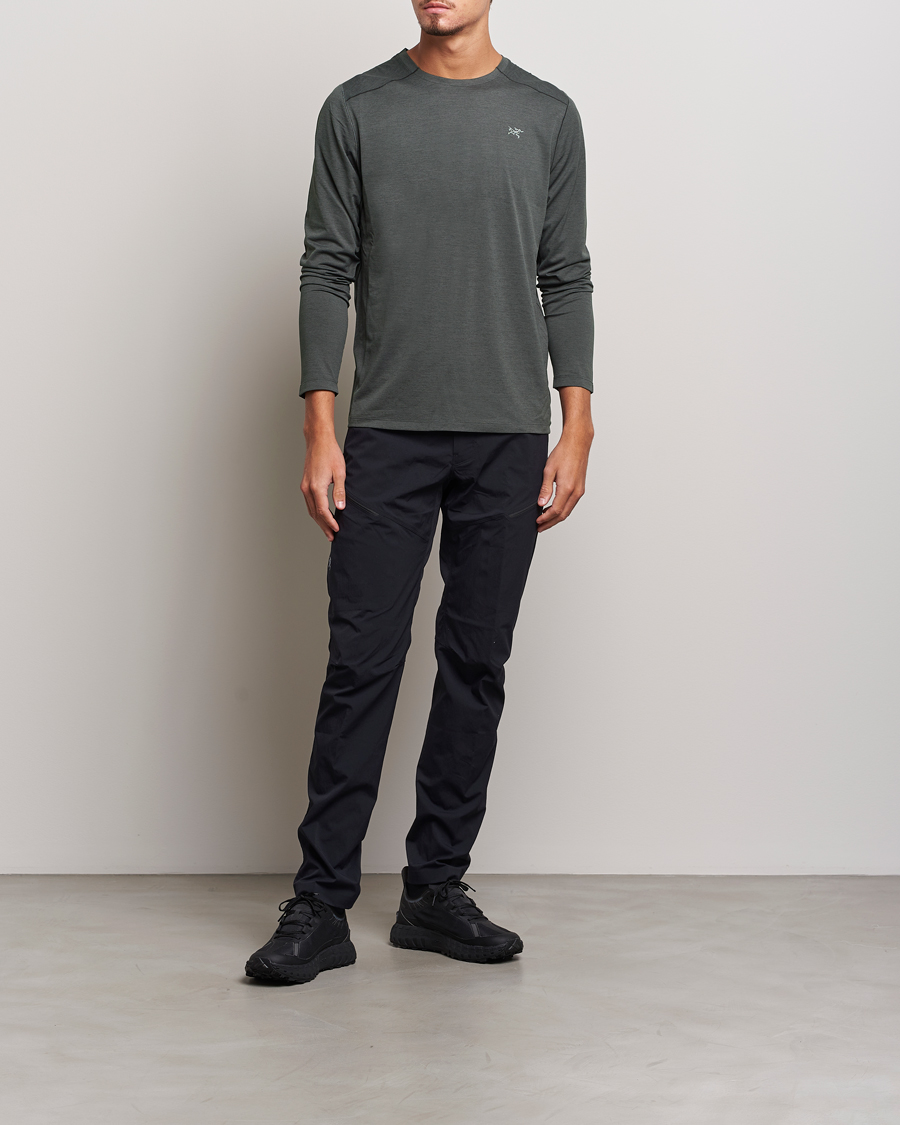 Men | T-Shirts | Arc'teryx | Cormac Long Sleeve T-Shirt Black Heather