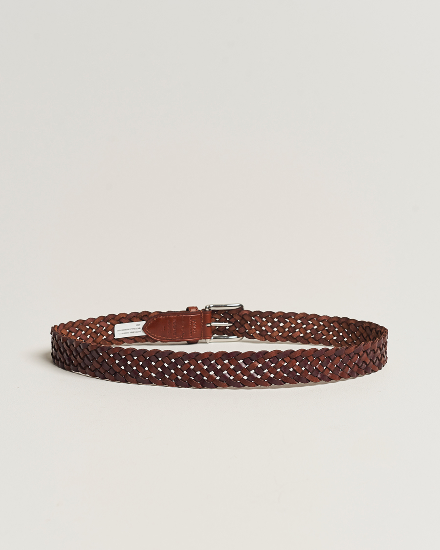 Men | Polo Ralph Lauren Braided Belt Saddle Brown/Dk Brown W38 | Polo Ralph Lauren | Braided Belt Saddle Brown/Dk Brown W38