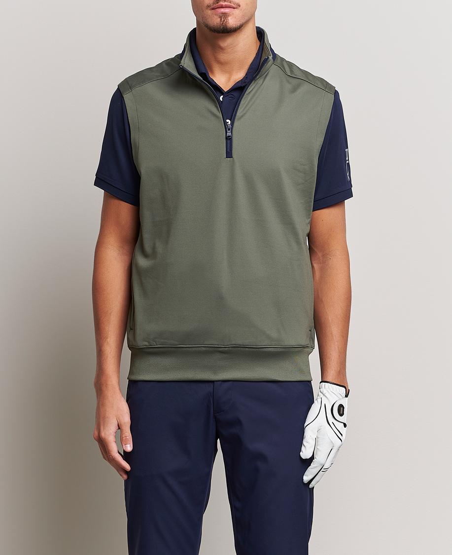 Men | Coats & Jackets | RLX Ralph Lauren | Luxury Performance Vest Fossil Green
