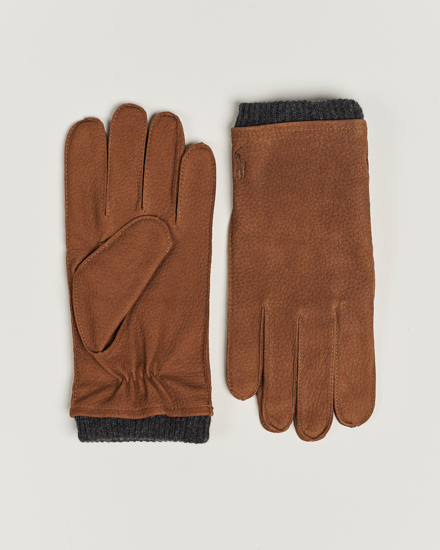 Men | Polo Ralph Lauren Leather Gloves Tan | Polo Ralph Lauren | Leather Gloves Tan