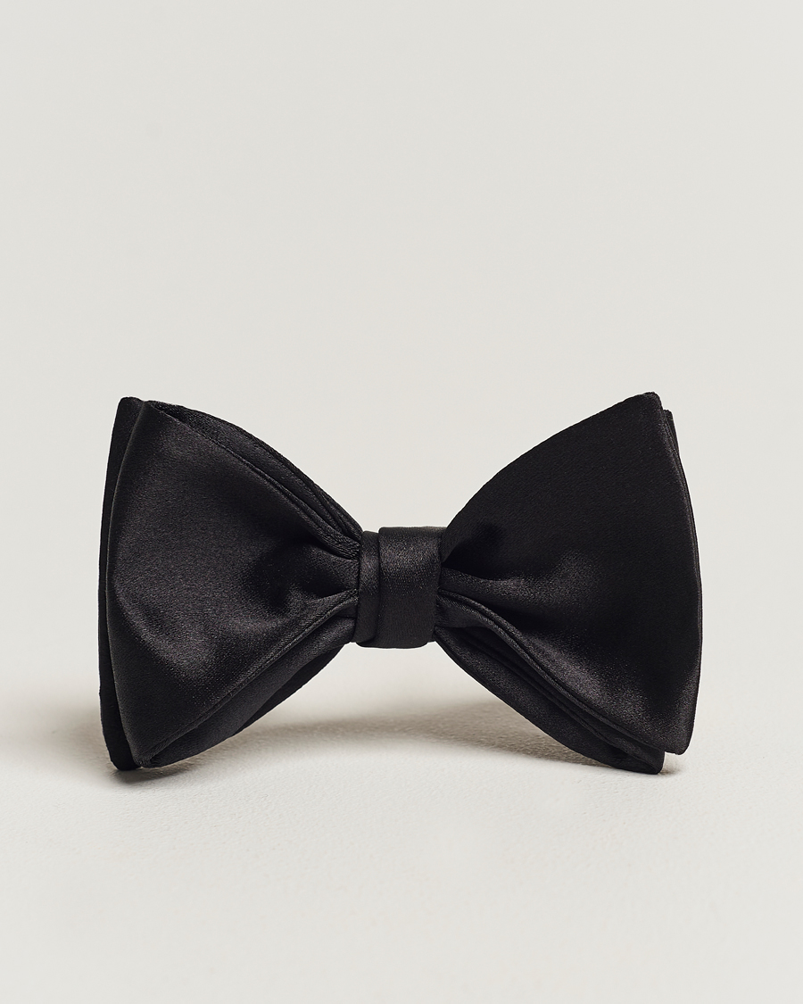 Men | Polo Ralph Lauren Silk Self Tie Bow Tie Black | Polo Ralph Lauren | Silk Self Tie Bow Tie Black