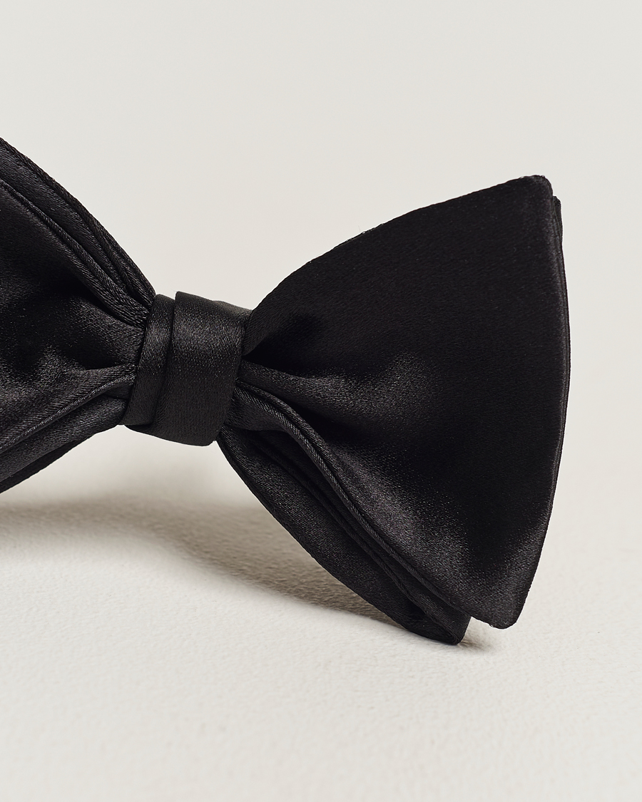 Men | Polo Ralph Lauren Silk Self Tie Bow Tie Black | Polo Ralph Lauren | Silk Self Tie Bow Tie Black