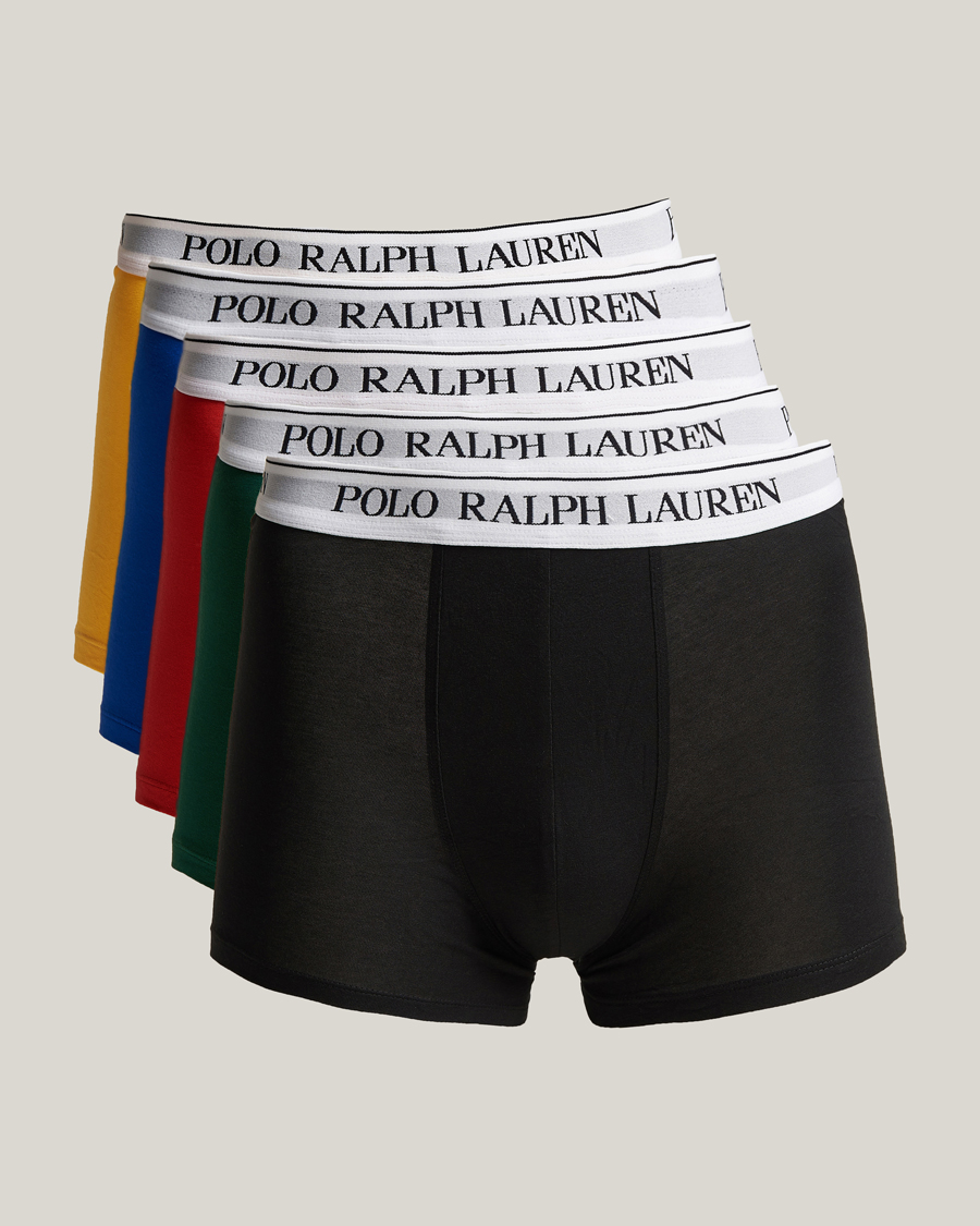 Men | Underwear & Socks | Polo Ralph Lauren | 5-Pack Trunk Multi