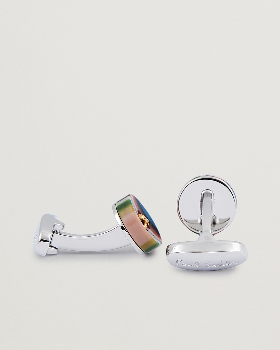 Men | Cufflinks | Paul Smith | Button Cufflink Silver