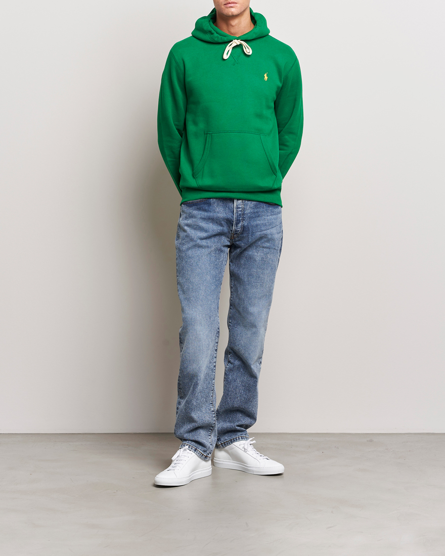 Men | Sweaters & Knitwear | Polo Ralph Lauren | RL Fleece Hoodie Athletic Green