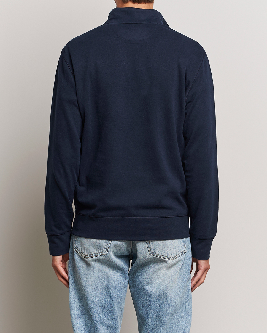 Men | Sweaters & Knitwear | Polo Ralph Lauren | Tech Double Knit Half Zip Aviator Navy