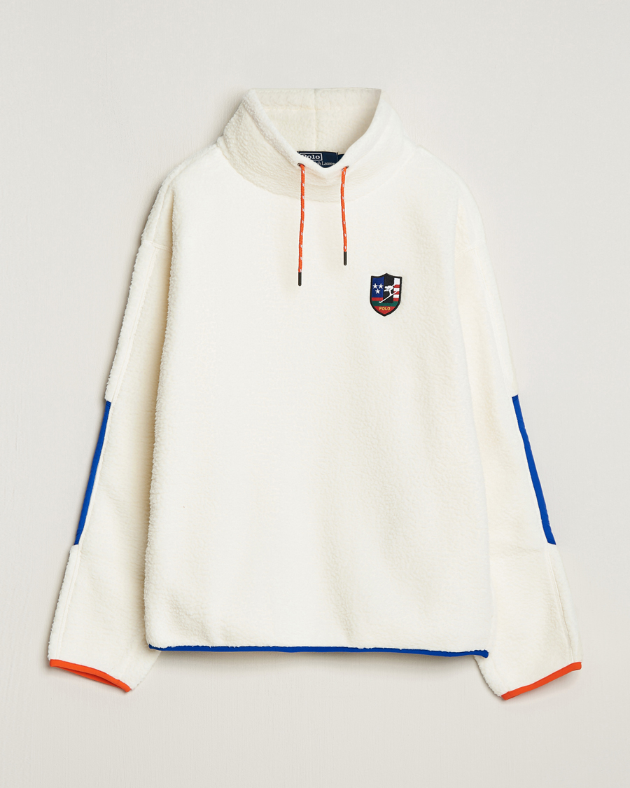 Men | Sweaters & Knitwear | Polo Ralph Lauren | Vintage Fleece Sweater Clubhouse Cream Multi