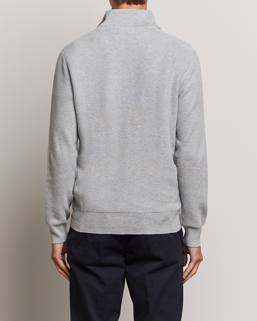 Men | Sweaters & Knitwear | Polo Ralph Lauren | Textured Half Zip Andover Heather