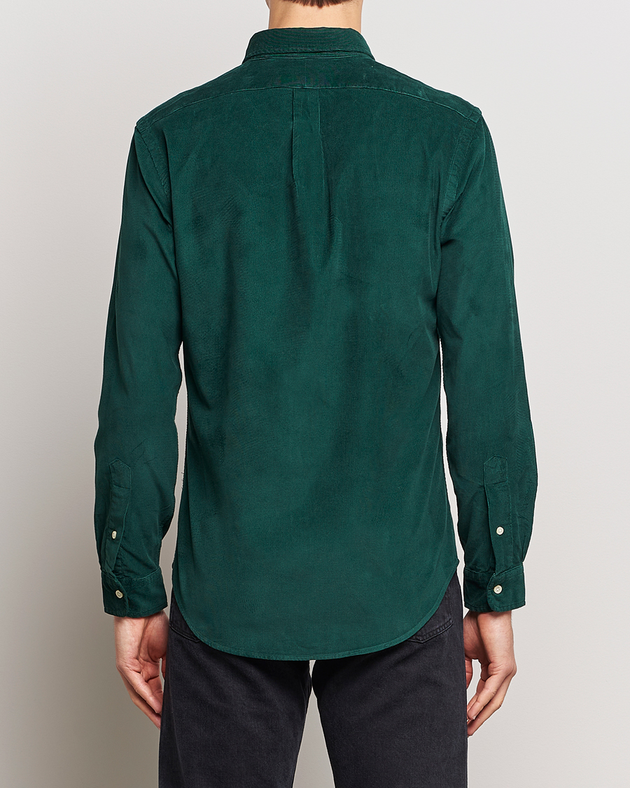 Men | Shirts | Polo Ralph Lauren | Slim Fit Corduroy Shirt Hunt Club Green