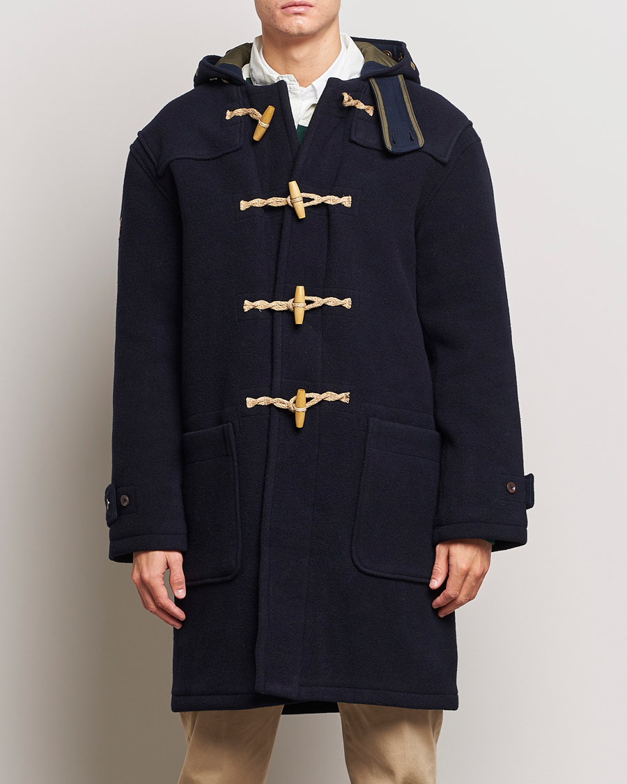 Men | Coats & Jackets | Polo Ralph Lauren | Wool Doublefaced Duffle Coat Navy