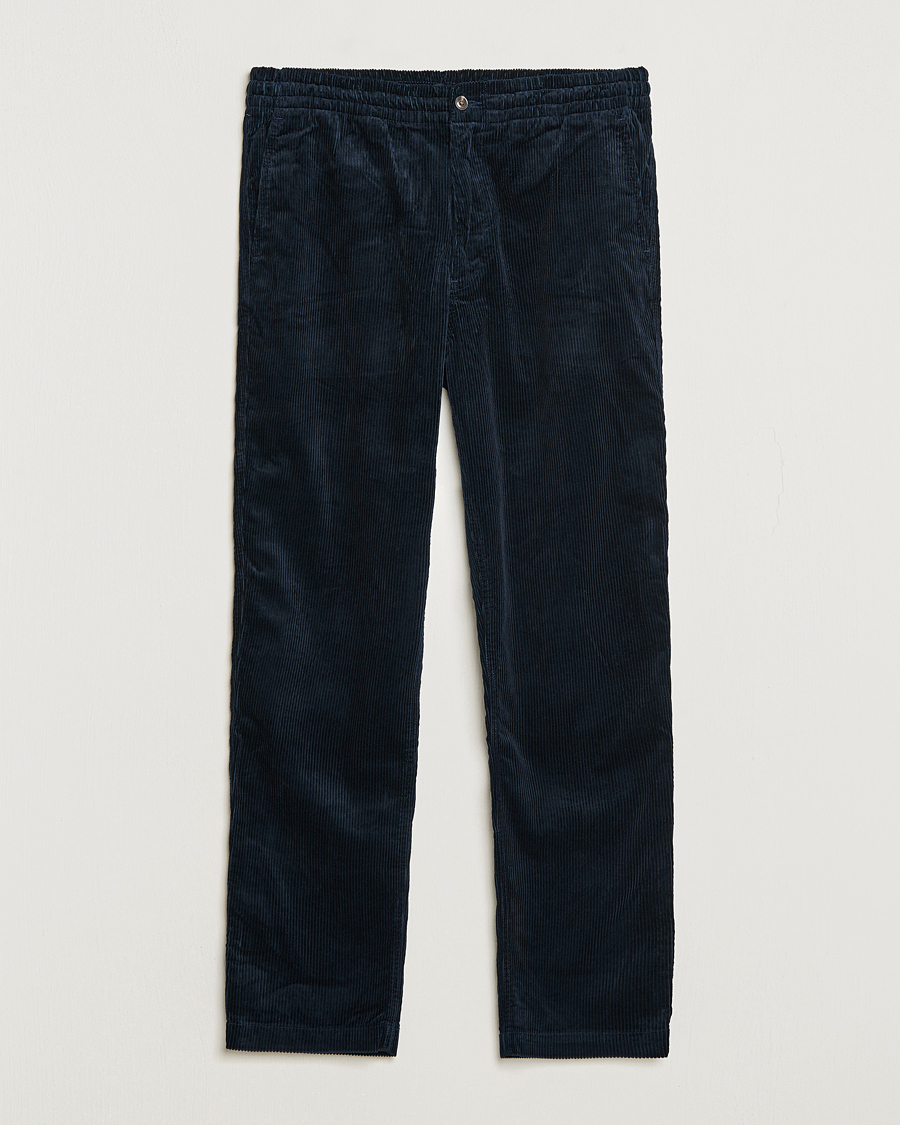 Men | Trousers | Polo Ralph Lauren | Prepster Corduroy Drawstring Pants Aviator Navy
