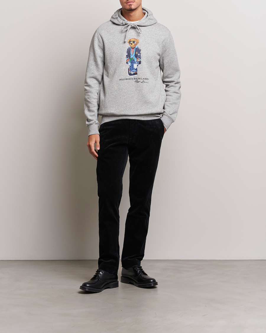 Men | Trousers | Polo Ralph Lauren | Bedford Slim Fit Corduroy Trousers Black