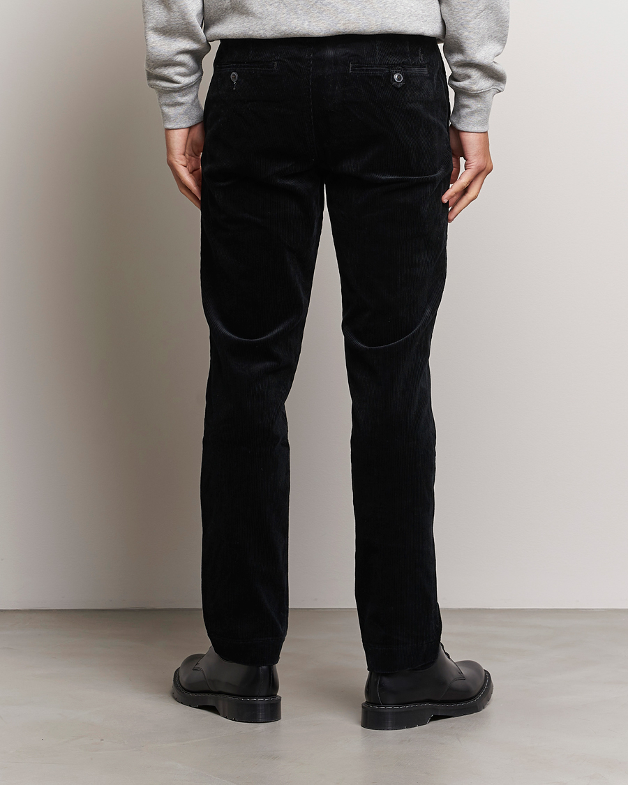 Men | Trousers | Polo Ralph Lauren | Bedford Slim Fit Corduroy Trousers Black