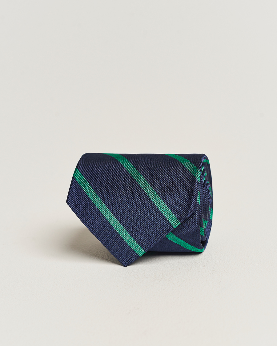 Men | Ties | Polo Ralph Lauren | Striped Tie Navy/Green