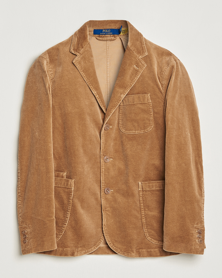 Men | Blazers | Polo Ralph Lauren | Corduroy Stretch Blazer Rustic Tan