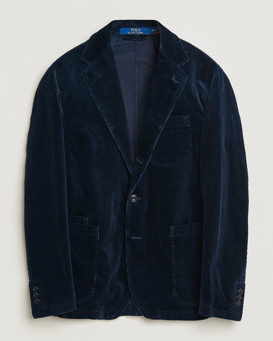 Men | Blazers | Polo Ralph Lauren | Corduroy Stretch Blazer Aviator Navy