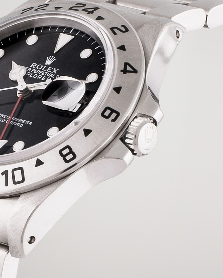 Men | Rolex Pre-Owned Explorer II 16570 Steel Black | Rolex Pre-Owned | Explorer II 16570 Steel Black