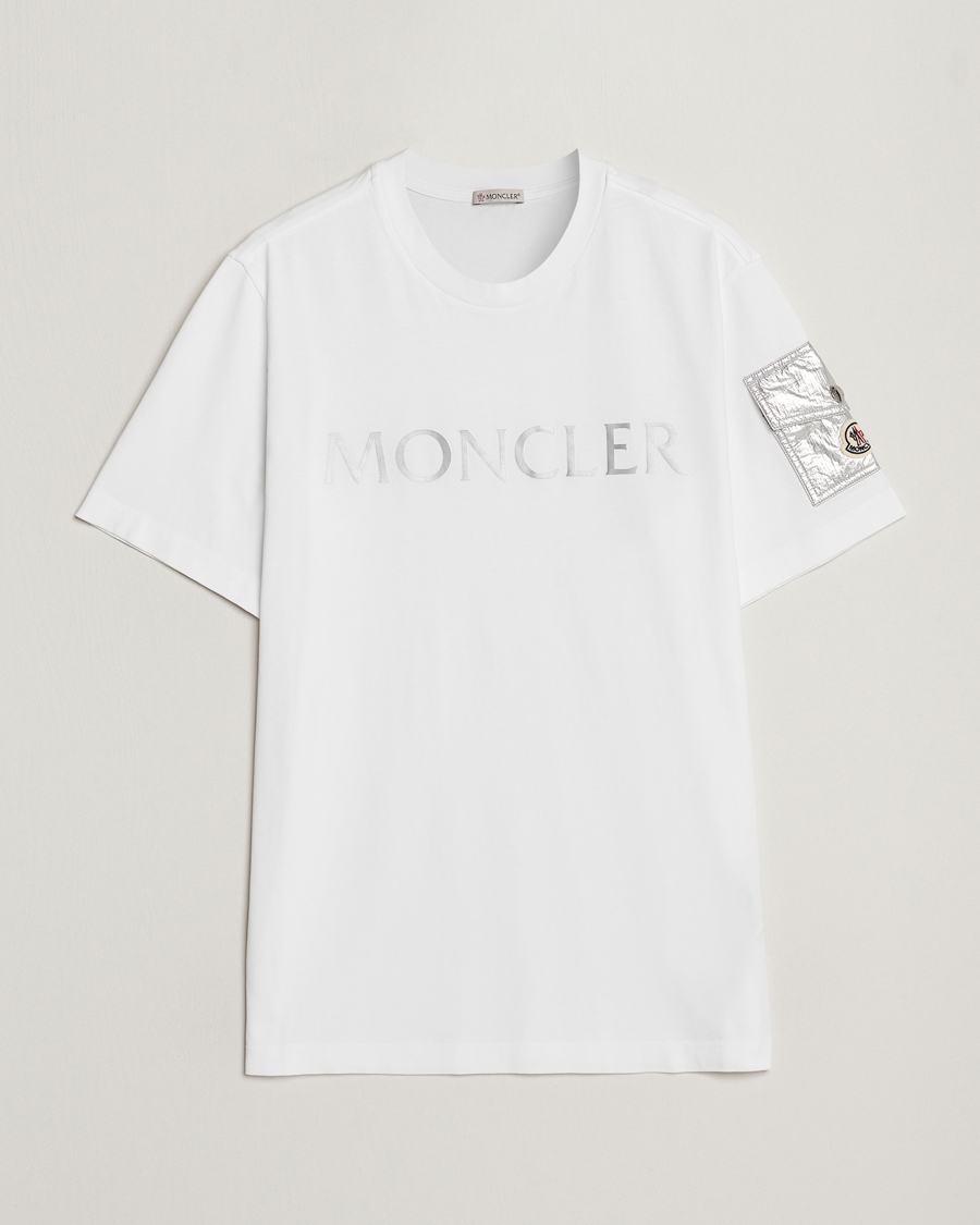 Men | T-Shirts | Moncler | Sleeve Pocket T-shirt White