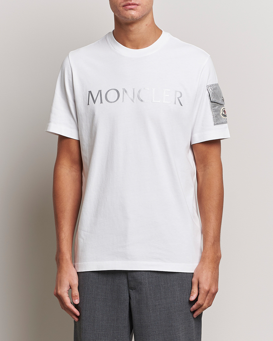 Men | T-Shirts | Moncler | Sleeve Pocket T-shirt White