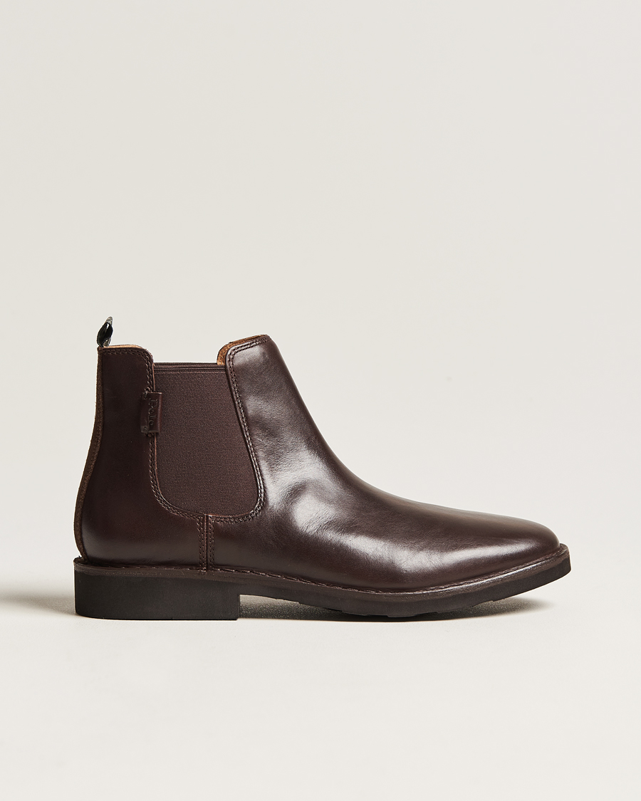 Men | Polo Ralph Lauren Talan Chelsea Boot Dark Brown Calf | Polo Ralph Lauren | Talan Chelsea Boot Dark Brown Calf