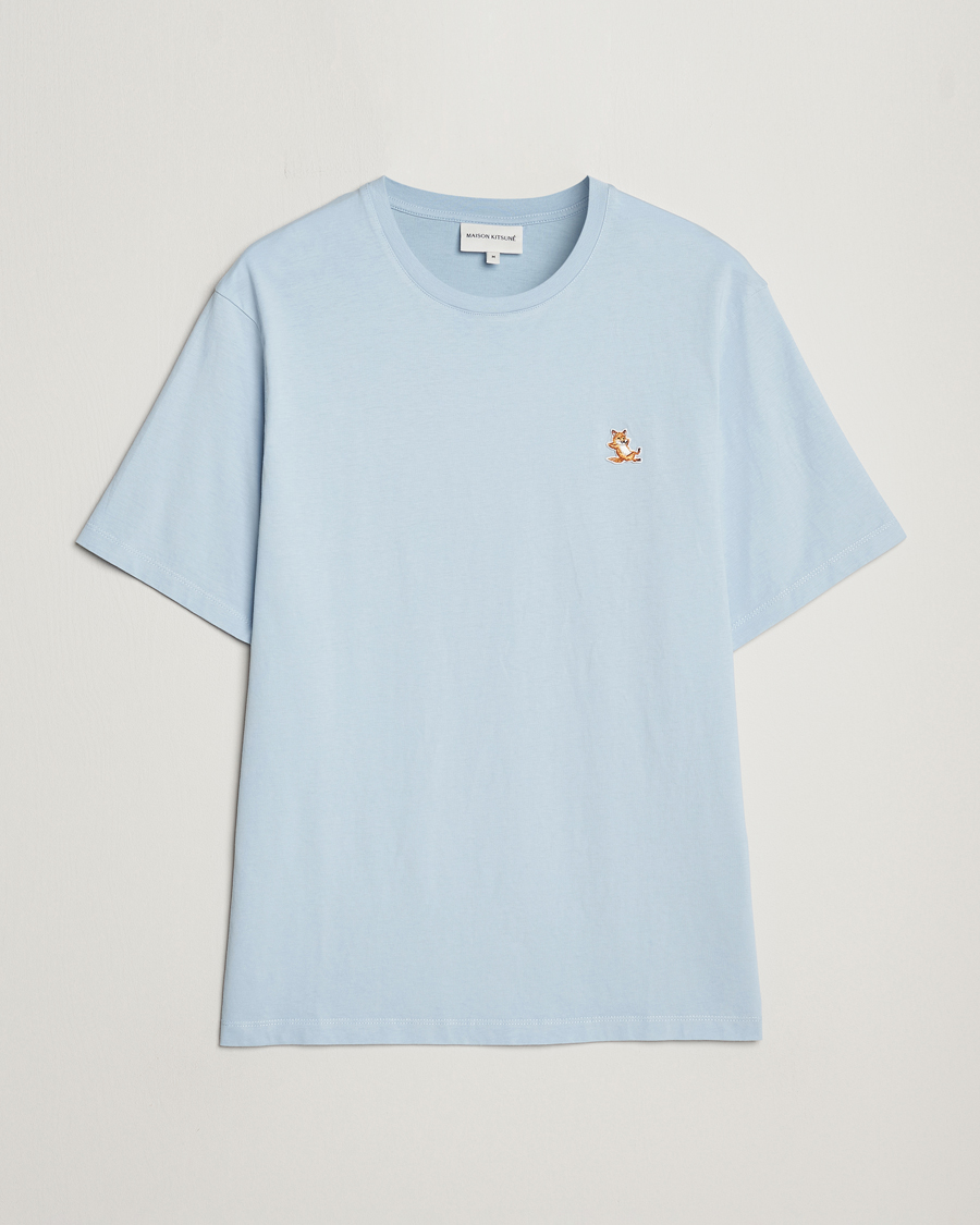 Men | T-Shirts | Maison Kitsuné | Chillax Fox T-Shirt Sky Blue