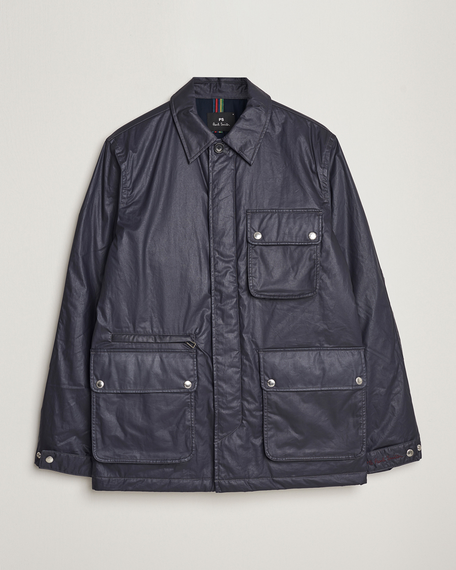 Men | Coats & Jackets | PS Paul Smith | Cotton Hunting Jacket Navy
