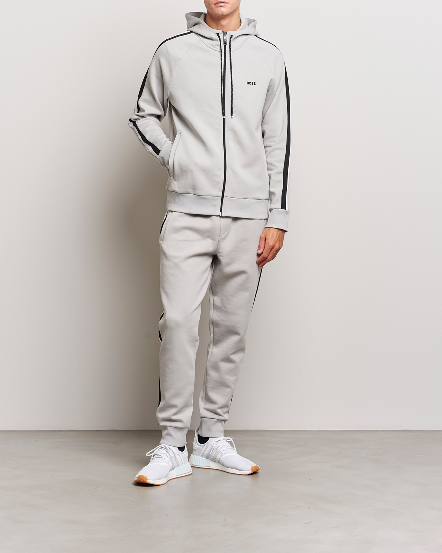 Men | Sweaters & Knitwear | BOSS GREEN | Tracksuit Set Open Grey